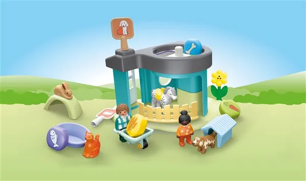 Playmobil Junior 71690 Dierenpension met voerautomaat