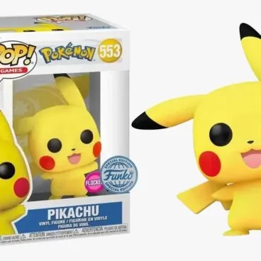 Funko POP 62469 Pokémon – Pikachu Waving Flocked 553