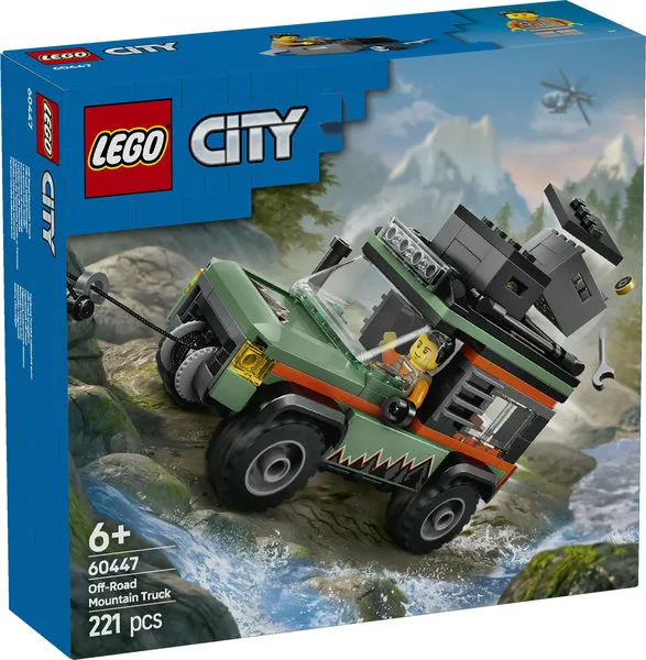 LEGO City 4×4 terreinwagen voor in de bergen 60447 LEGO City 4×4 terreinwagen voor in de bergen 60447