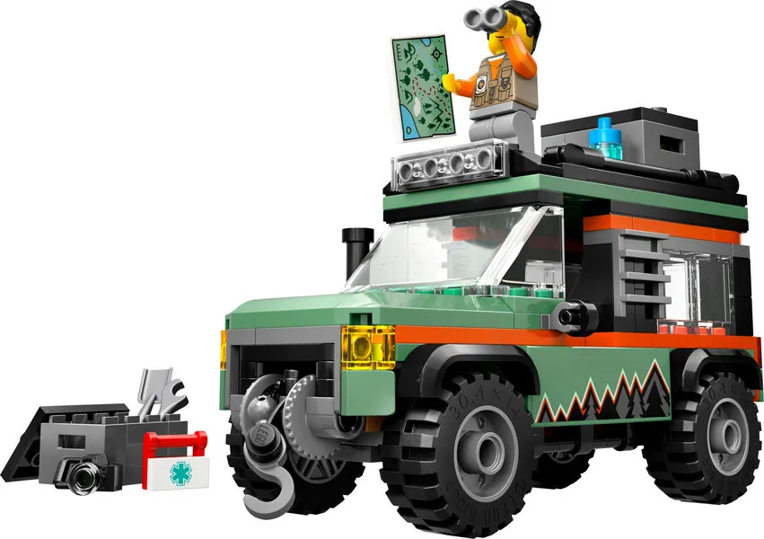 LEGO City 4×4 terreinwagen voor in de bergen 60447 LEGO City 4×4 terreinwagen voor in de bergen 60447