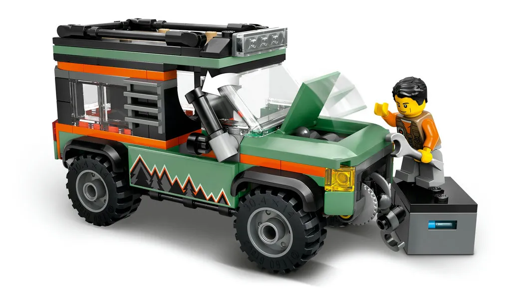LEGO City 4×4 terreinwagen voor in de bergen 60447 LEGO City 4×4 terreinwagen voor in de bergen 60447