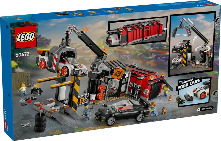 LEGO City Schroothoop met auto’s 60472