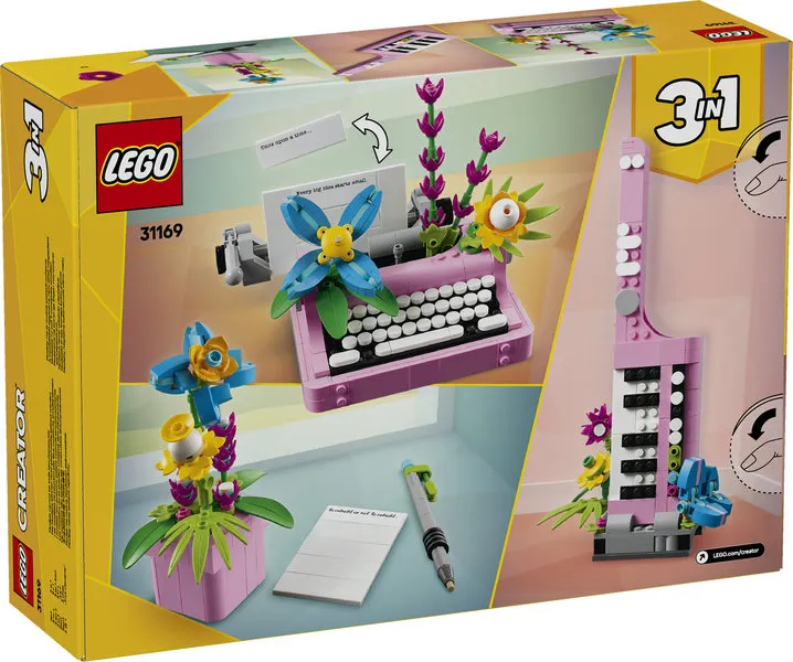 LEGO Creator Typemachine met bloemen 31169