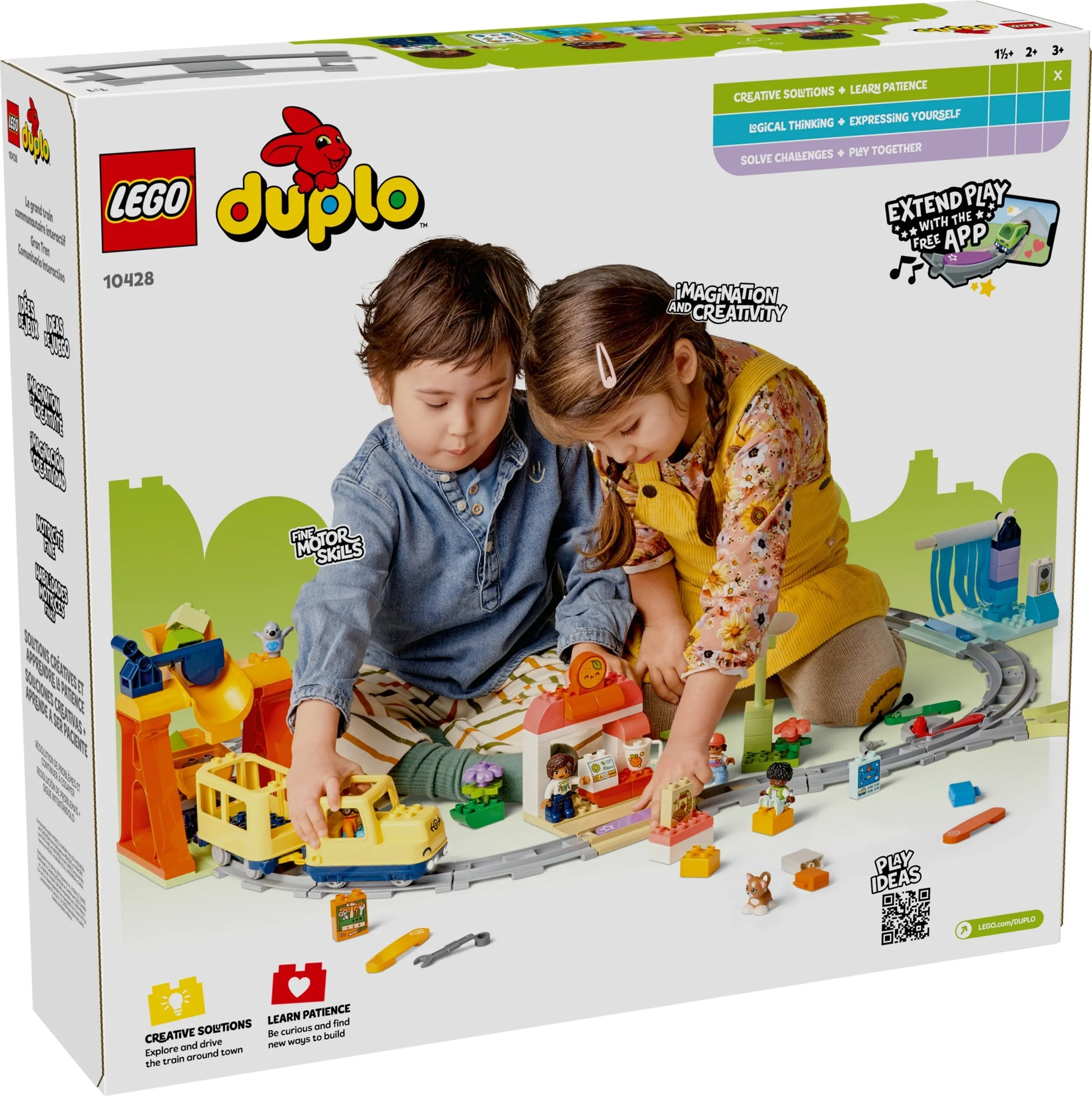 LEGO DUPLO Grote interactieve buurttrein 10428 LEGO DUPLO Grote interactieve buurttrein 10428