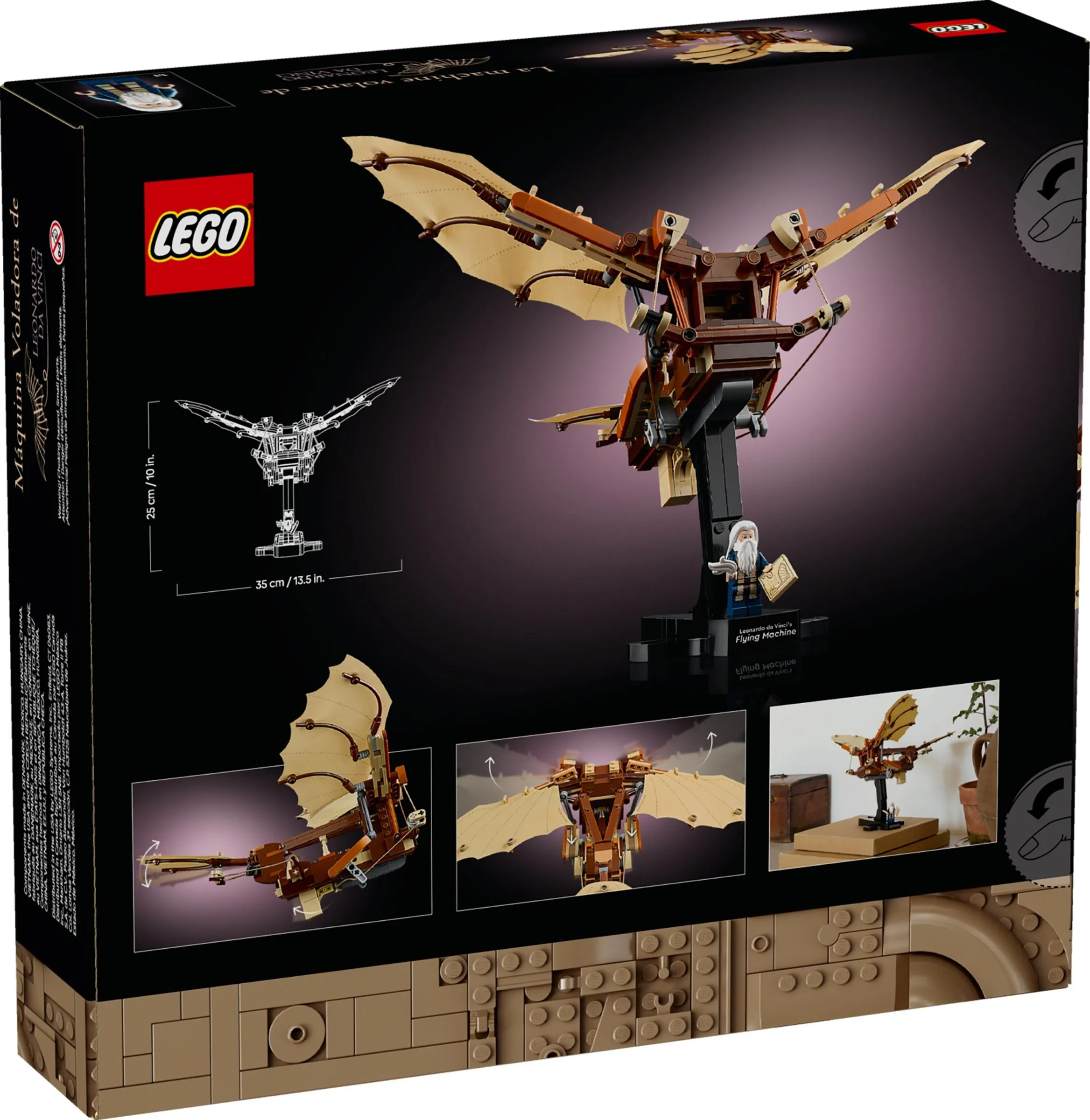 LEGO Icons – De vliegmachine van Leonardo da Vinci 10363