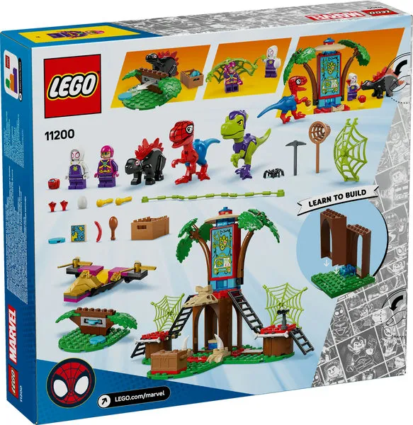 LEGO Marvel Spidey en Gobby’s raptorstrijd bij de boomhut 11200