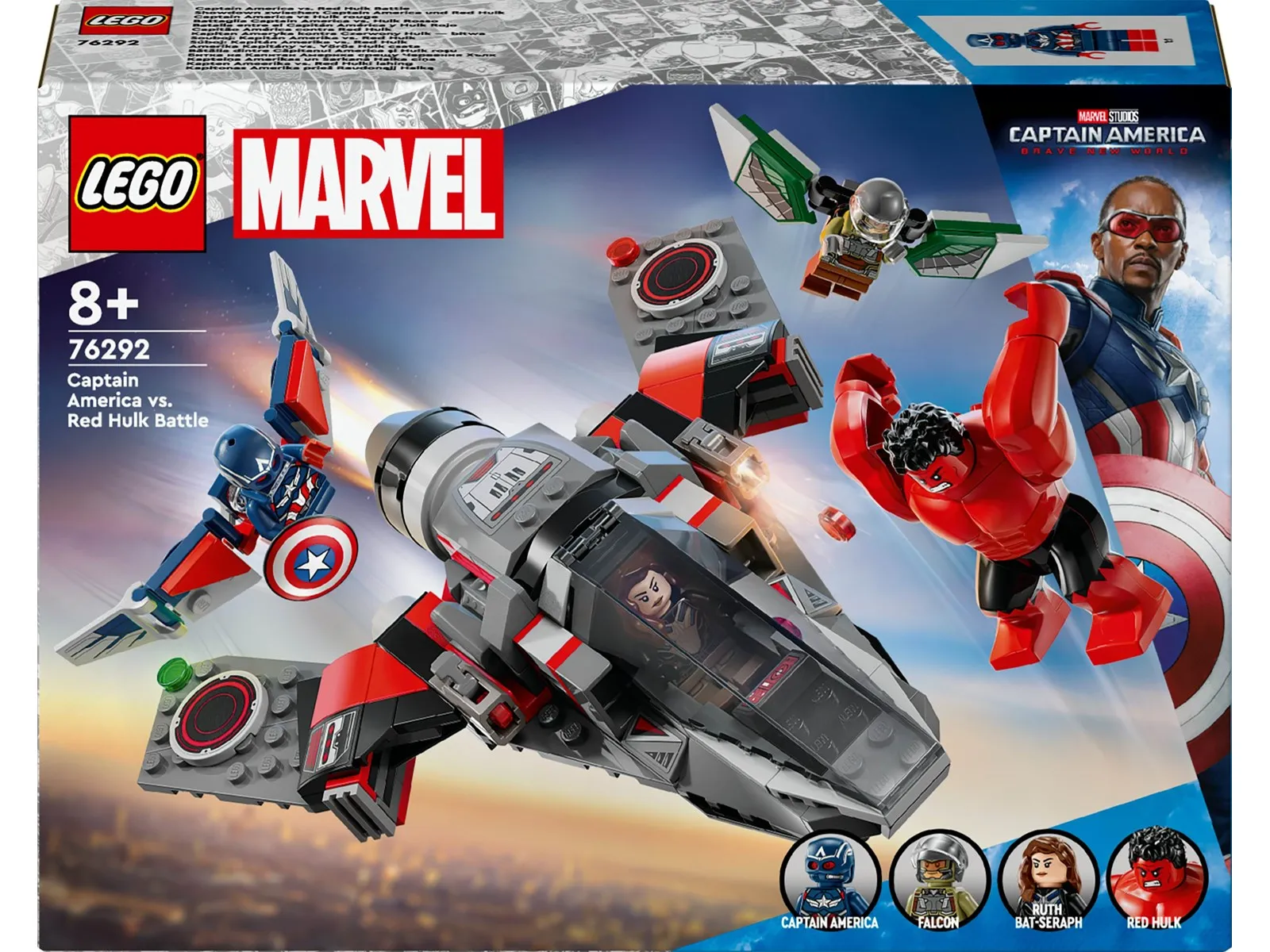 LEGO Marvel Captain America vs. Rode Hulk duel 76292