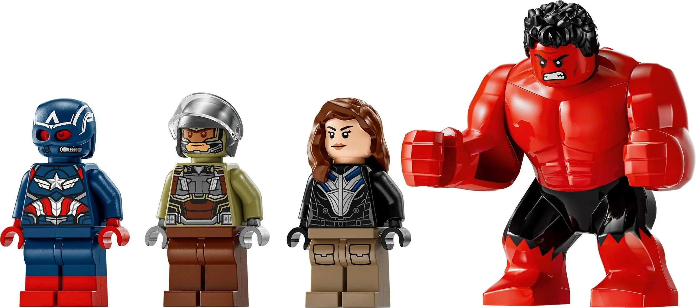 LEGO Marvel Captain America vs. Rode Hulk duel 76292