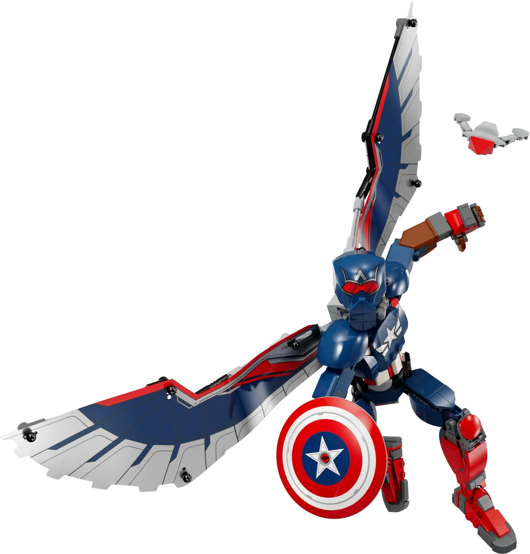 LEGO Marvel Nieuwe Captain America bouwfiguur 76296