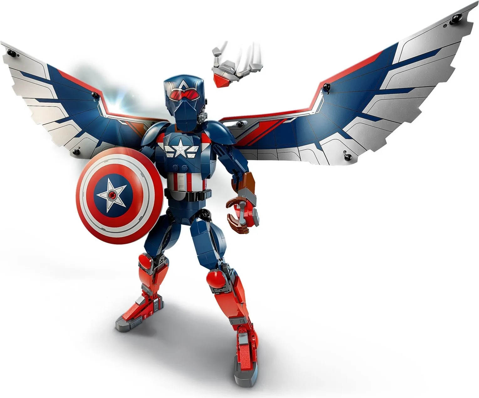LEGO Marvel Nieuwe Captain America bouwfiguur 76296