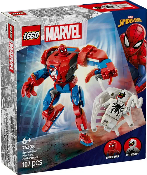 LEGO Marvel Spider-Man mecha vs Anti-Venom 76308