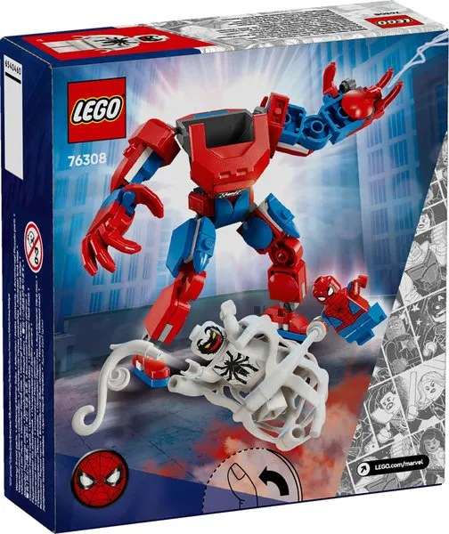 LEGO Marvel Spider-Man mecha vs Anti-Venom 76308