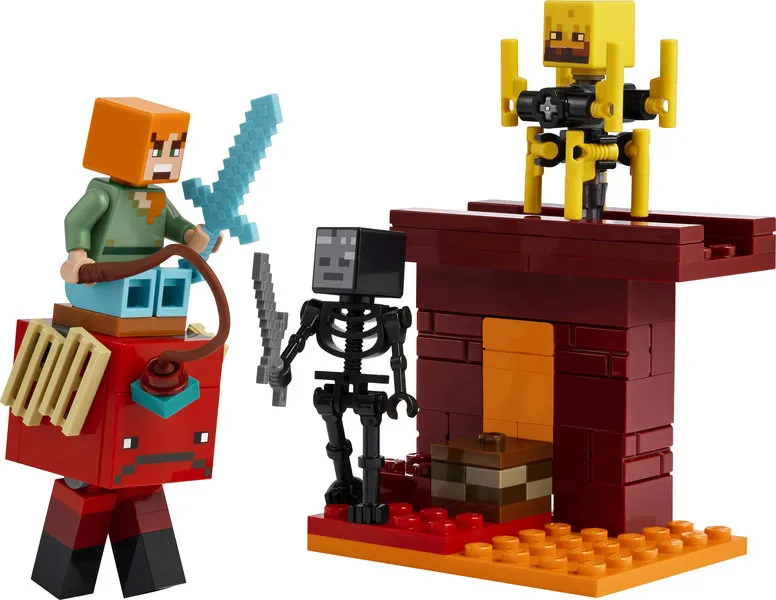 LEGO Minecraft De lavastrijd in de Nether 21266 LEGO Minecraft De lavastrijd in de Nether 21266