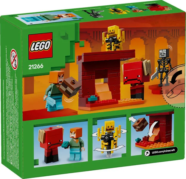 LEGO Minecraft De lavastrijd in de Nether 21266 LEGO Minecraft De lavastrijd in de Nether 21266