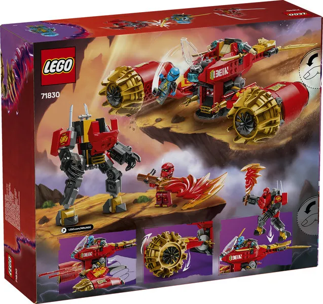 LEGO Ninjago Kai's mechastormvoertuig 71830 - LEGOwinkel KelCha Toys