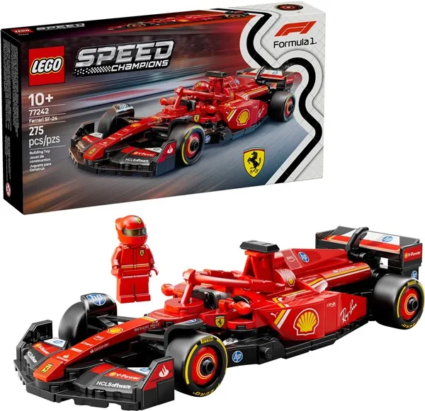 LEGO Speed Champions Ferrari SF-24 F1 racewagen 77242 LEGO Speed Champions Ferrari SF-24 F1 racewagen 77242