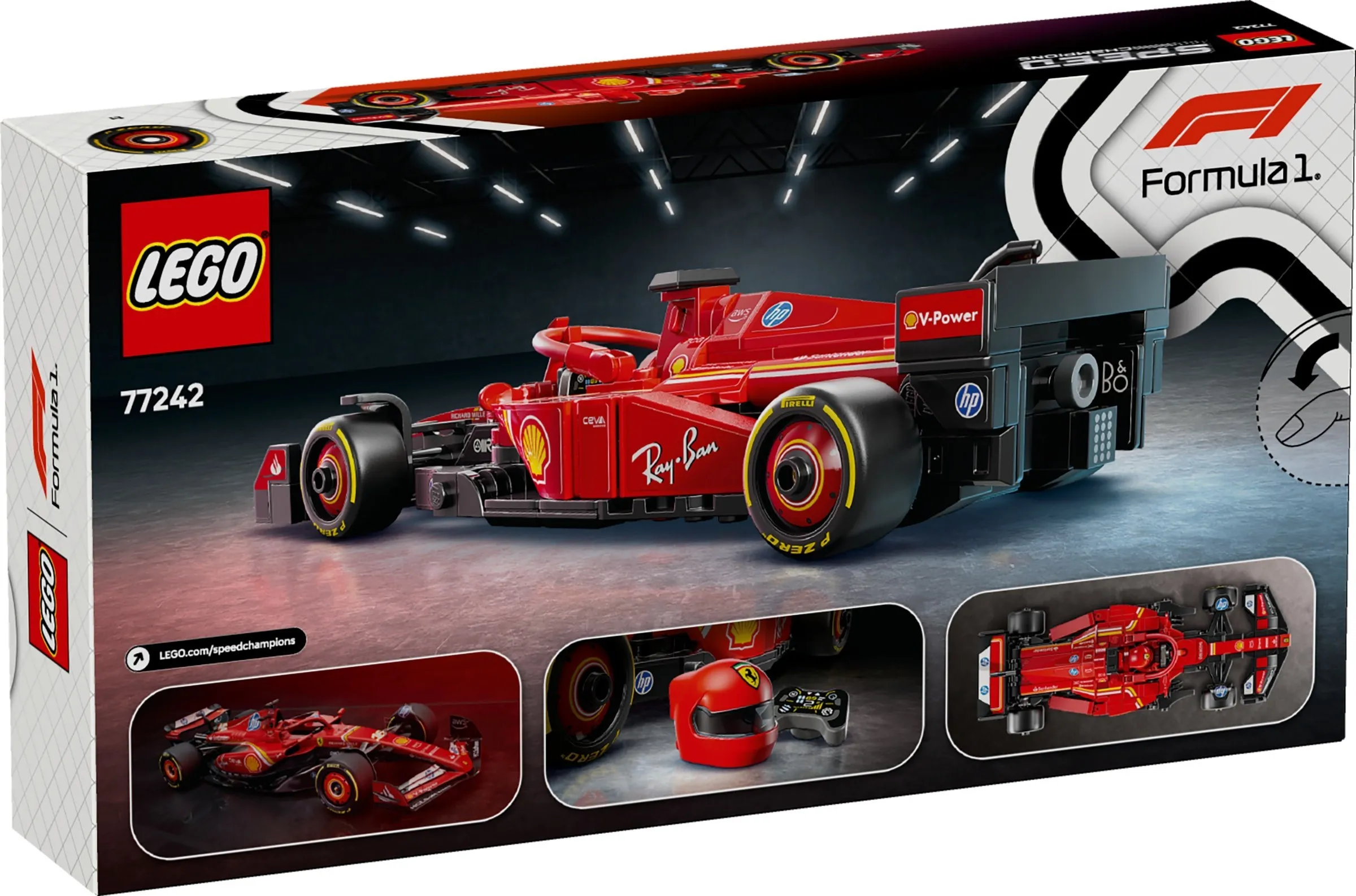 LEGO Speed Champions Ferrari SF-24 F1 racewagen 77242 LEGO Speed Champions Ferrari SF-24 F1 racewagen 77242