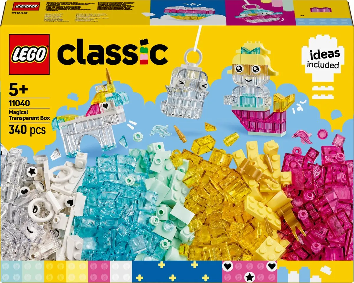 LEGO Classic Magische transparante doos 11040 LEGO Classic Magische transparante doos 11040