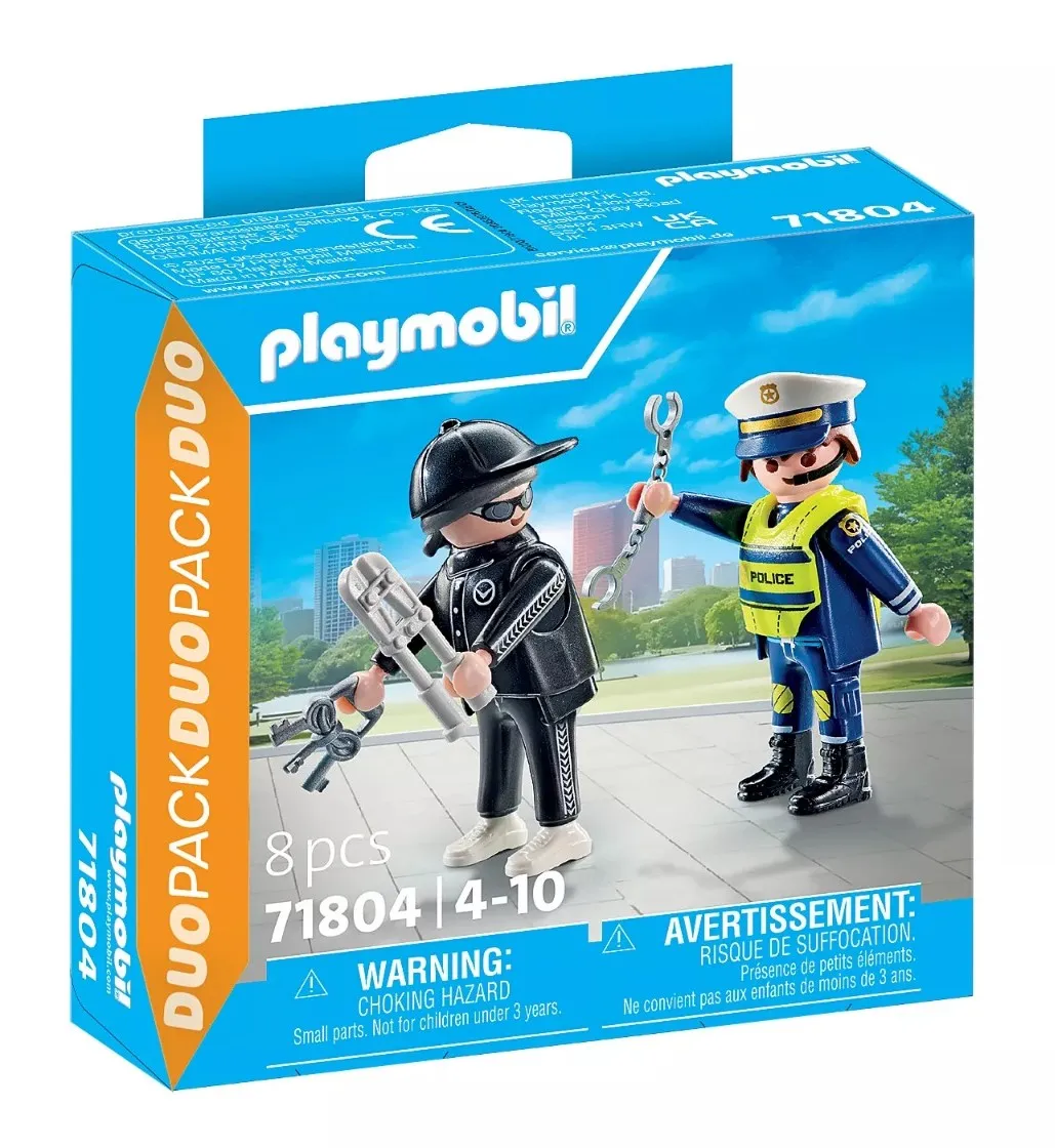 Playmobil Duopack Politieman en inbreker 71804