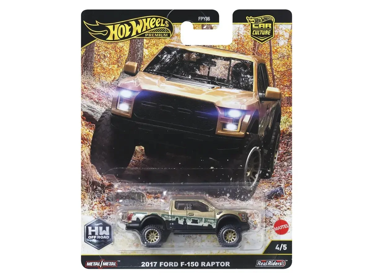 Hot Wheels Premium JBK70 – 2017 Ford F-150 Raptor