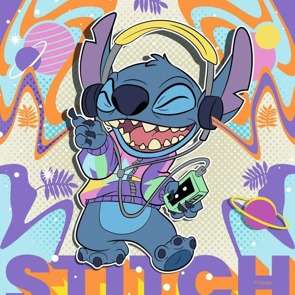 Disney Puzzel – Stitch play all day 3 in 1 – 49 stukjes