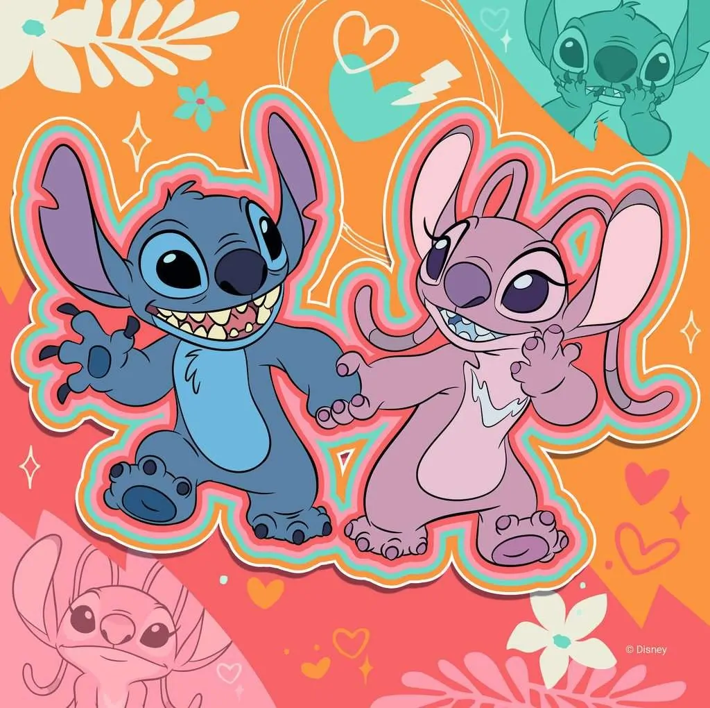 Disney Puzzel – Stitch play all day 3 in 1 – 49 stukjes