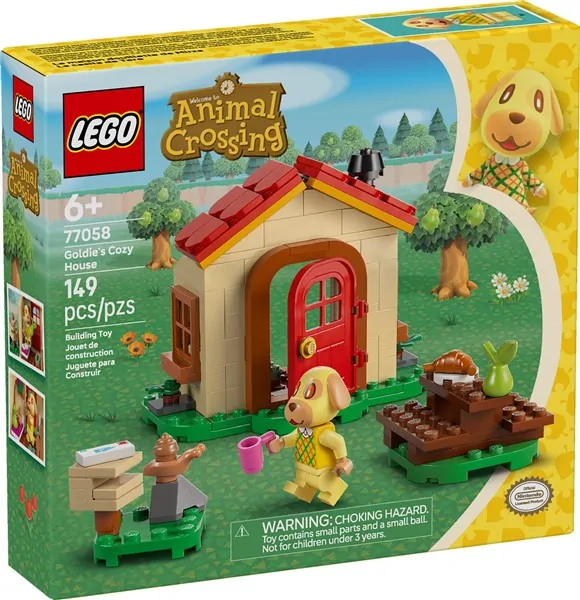 LEGO Animal Crossing – Goldies knusse huisje bouwset 77058