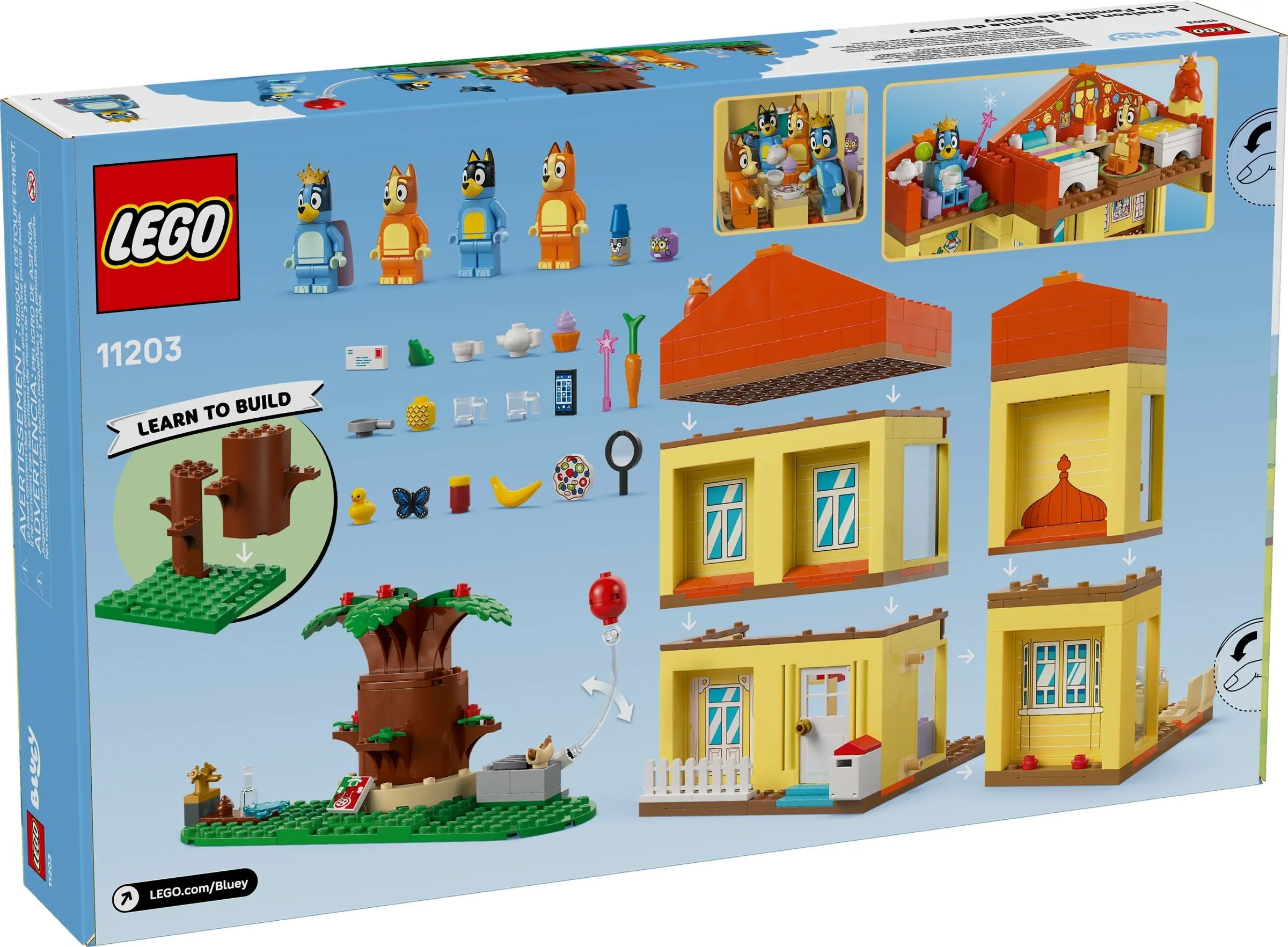 LEGO Bluey Huis van Bluey en haar familie 11203 LEGO Bluey Huis van Bluey en haar familie 11203