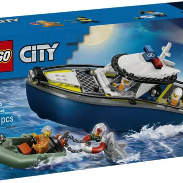 LEGO City Achtervolging met politieboot 60456
