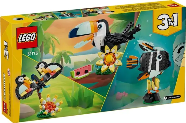 LEGO Creator – Wilde dieren: Tropische Toekan 31173 LEGO Creator – Wilde dieren: Tropische Toekan 31173