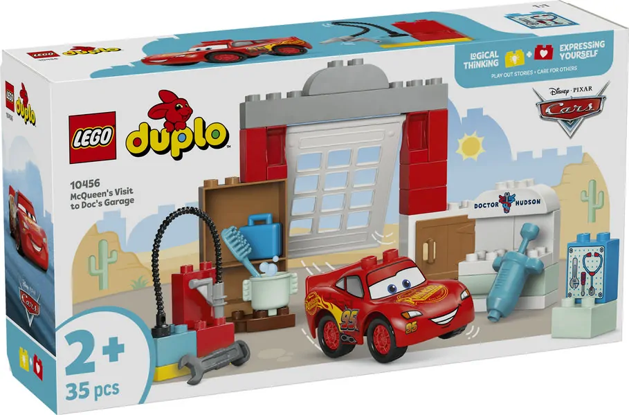 LEGO DUPLO McQueens bezoek aan Docs garage 10456 LEGO DUPLO McQueens bezoek aan Docs garage 10456