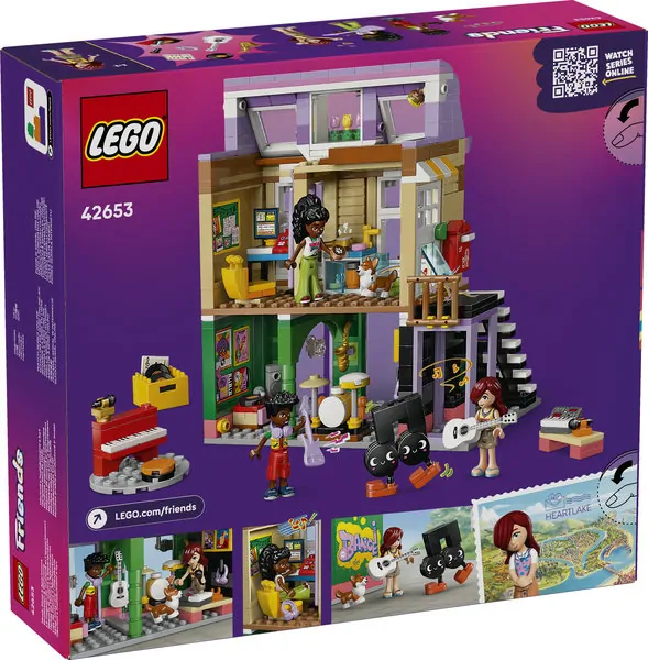 LEGO Friends Muziekwinkel en appartement 42653 LEGO Friends Muziekwinkel en appartement 42653