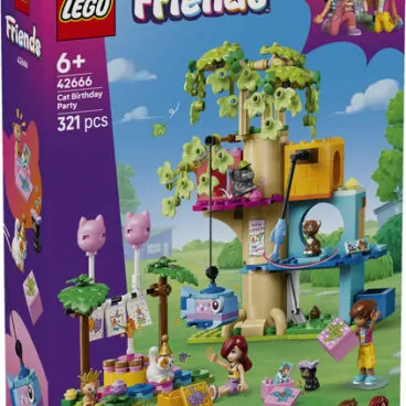 LEGO Friends Kattenverjaardagsfeestje en boomhut 42666