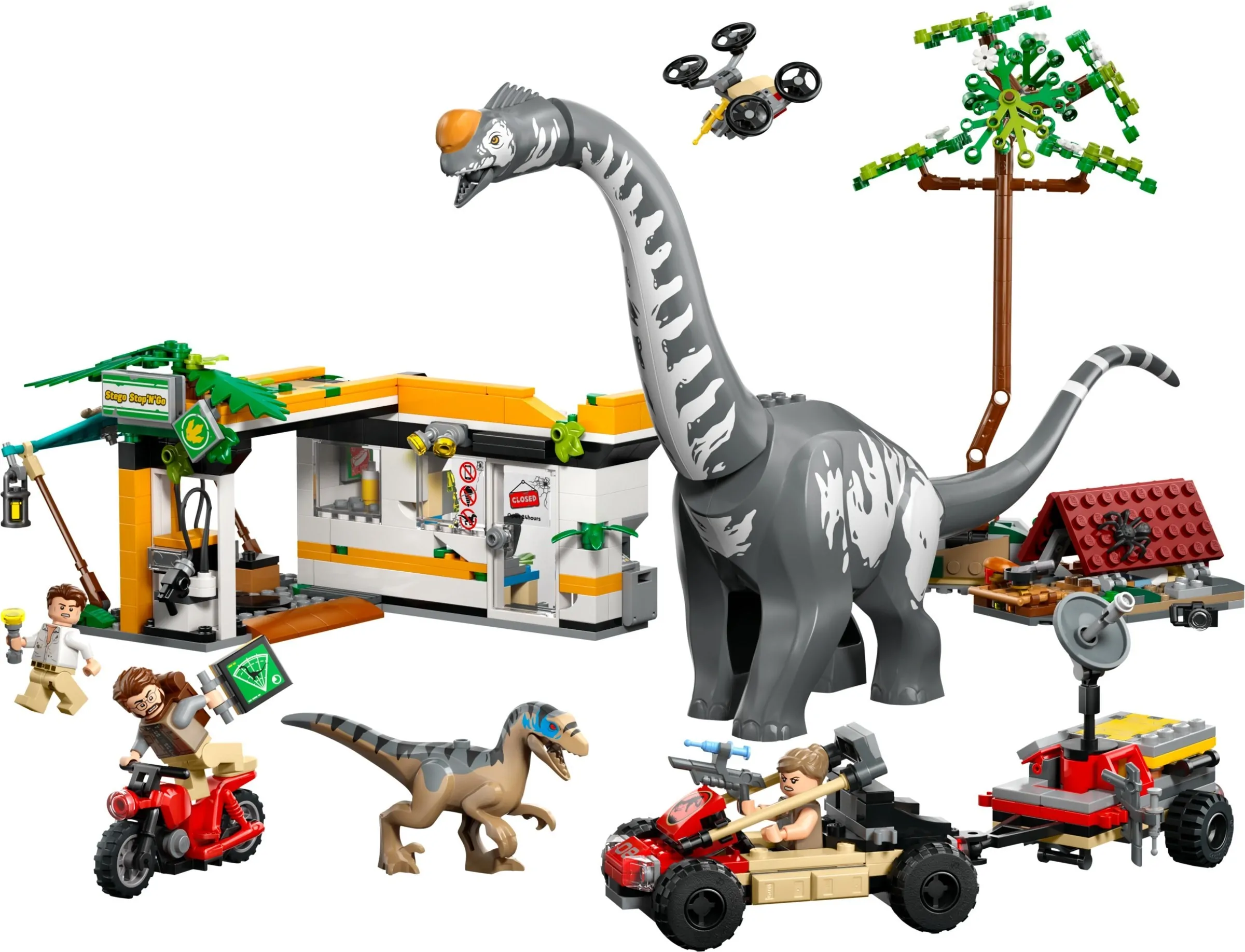 LEGO Jurassic Raptor en Titanosaurus opsporingsmissie 76973 LEGO Jurassic Raptor en Titanosaurus opsporingsmissie 76973