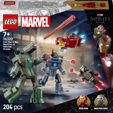 LEGO Marvel – Iron Man & War Machine vs Hammer Drones 76320