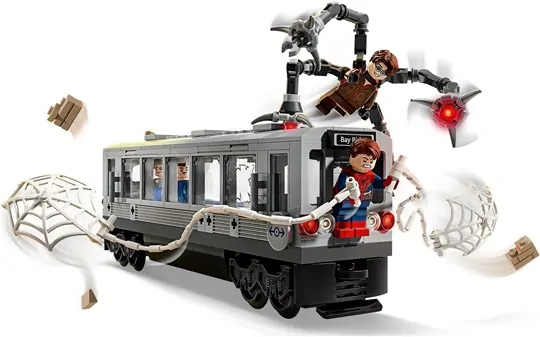 LEGO Super Heroes – Spider-Man vs Doc-Ock metroscène 76321