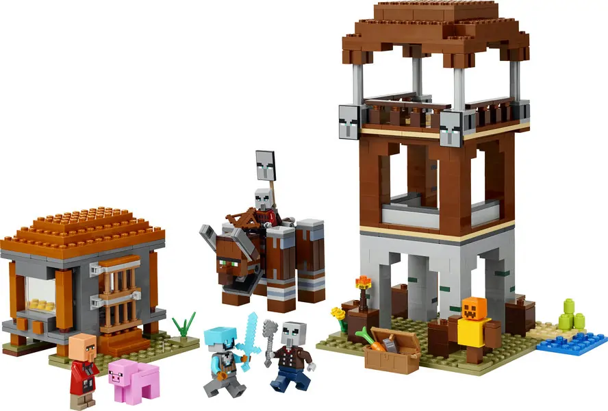LEGO Minecraft De Plunderaar buitenpost en Verwoester 21278