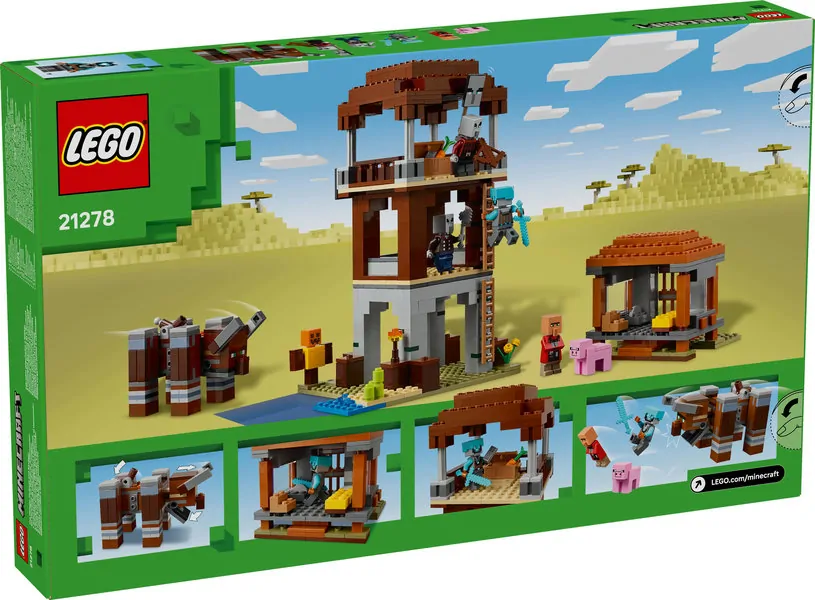 LEGO Minecraft De Plunderaar buitenpost en Verwoester 21278