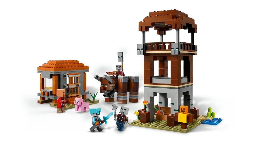 LEGO Minecraft De Plunderaar buitenpost en Verwoester 21278