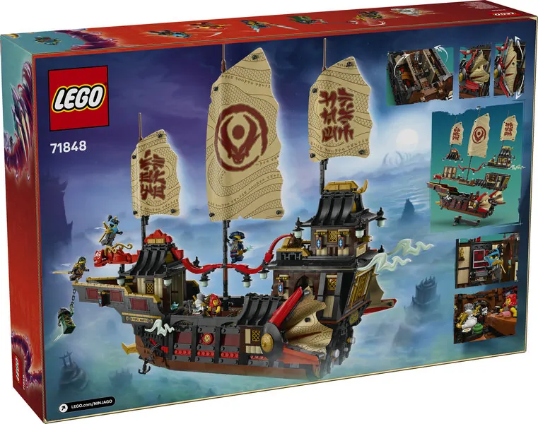 LEGO Ninjago De Tempel Bounty 71848 LEGO Ninjago De Tempel Bounty 71848
