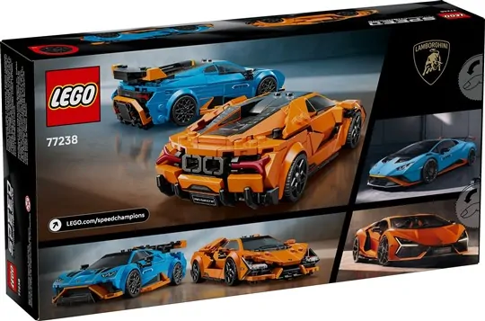 LEGO Speed Champions Lamborghini Revuelto en Huracán STO 77238