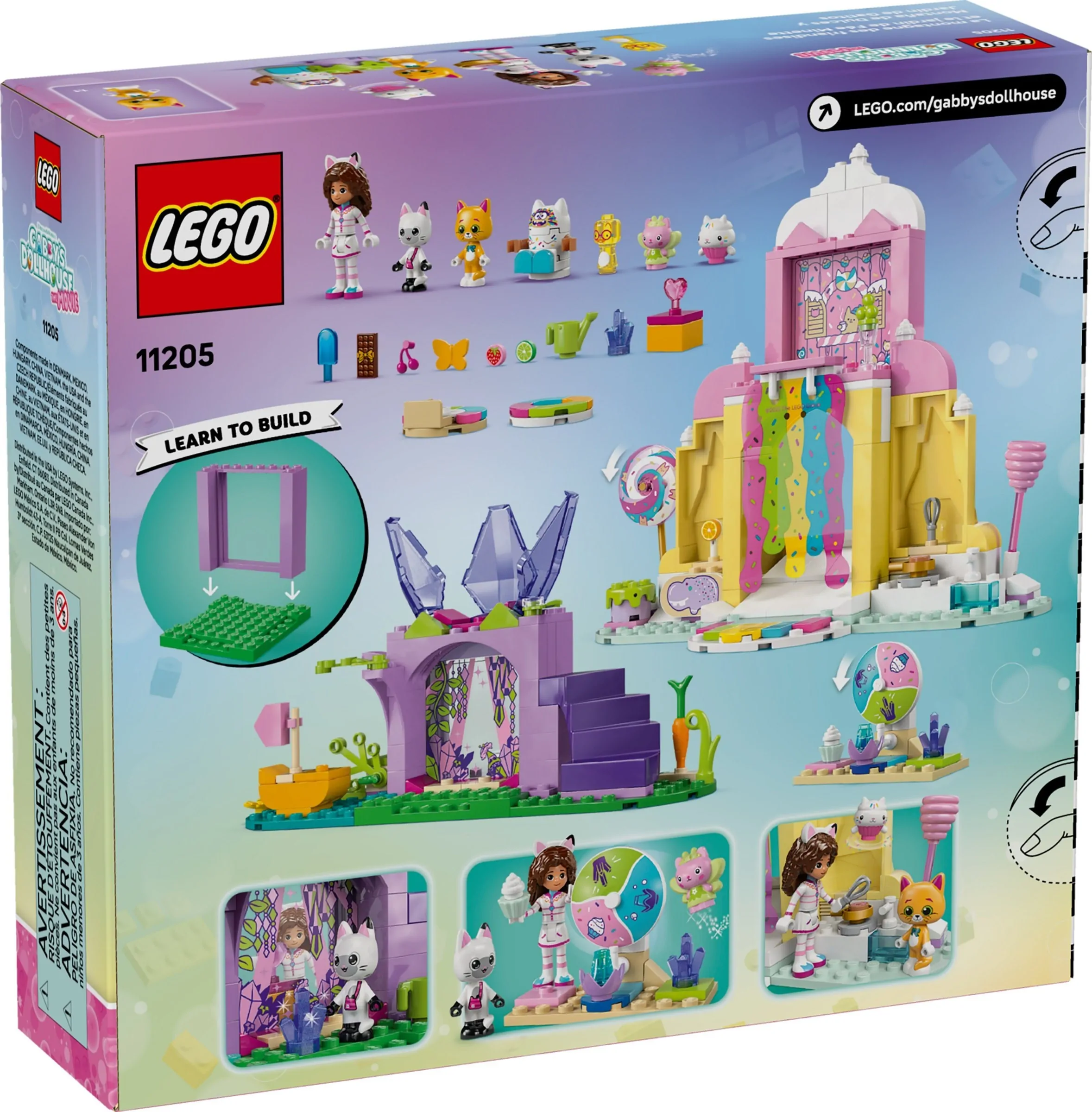 LEGO Gabby – Snoepjesberg en kittentuin 11205
