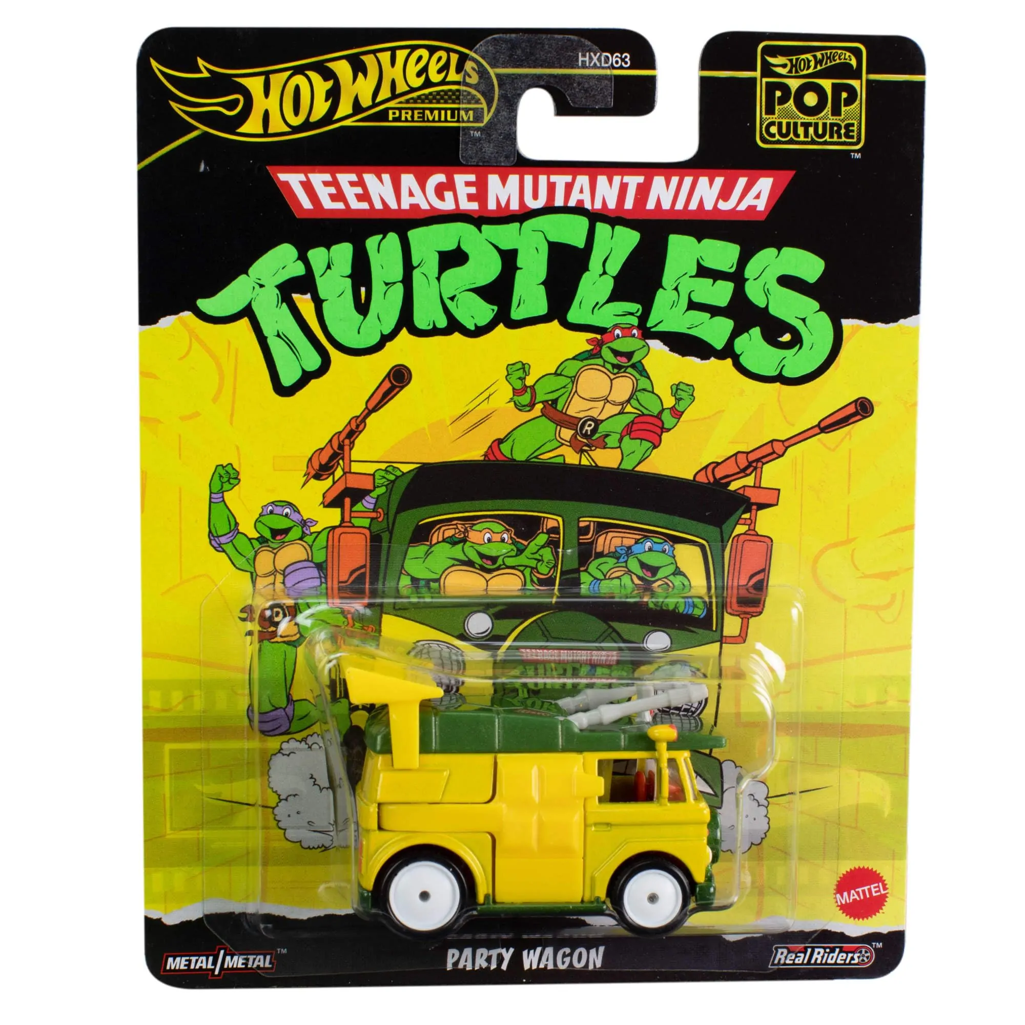 Hot Wheels HXF04 Pop Culture – TMNT – Party Wagon