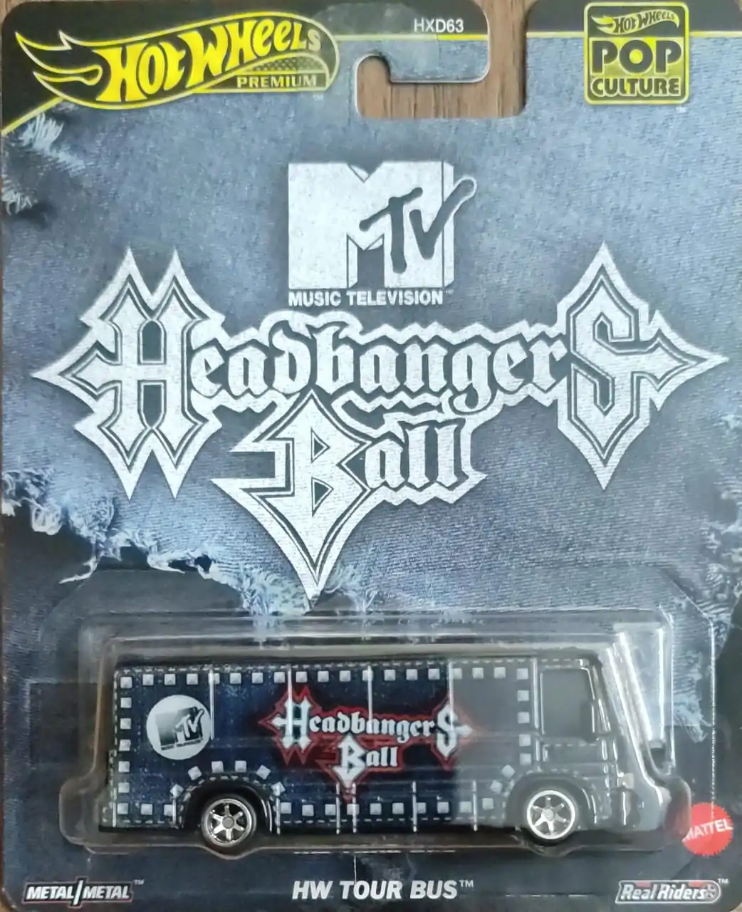 Hot Wheels JBL64 Pop Culture MTV – Headbangers Ball – HW Tour Bus
