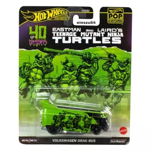 Hot Wheels HVJ46 Pop Culture TMNT – Volkswagen Drag Bus
