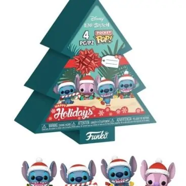 Funko Pocket POP 86092 – Stitch Holiday Tree 4 pack