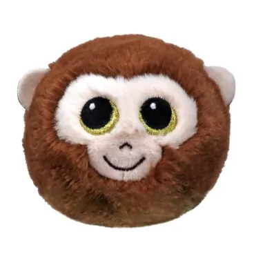 TY Bouncer 2016124 Banana Monkey Brown