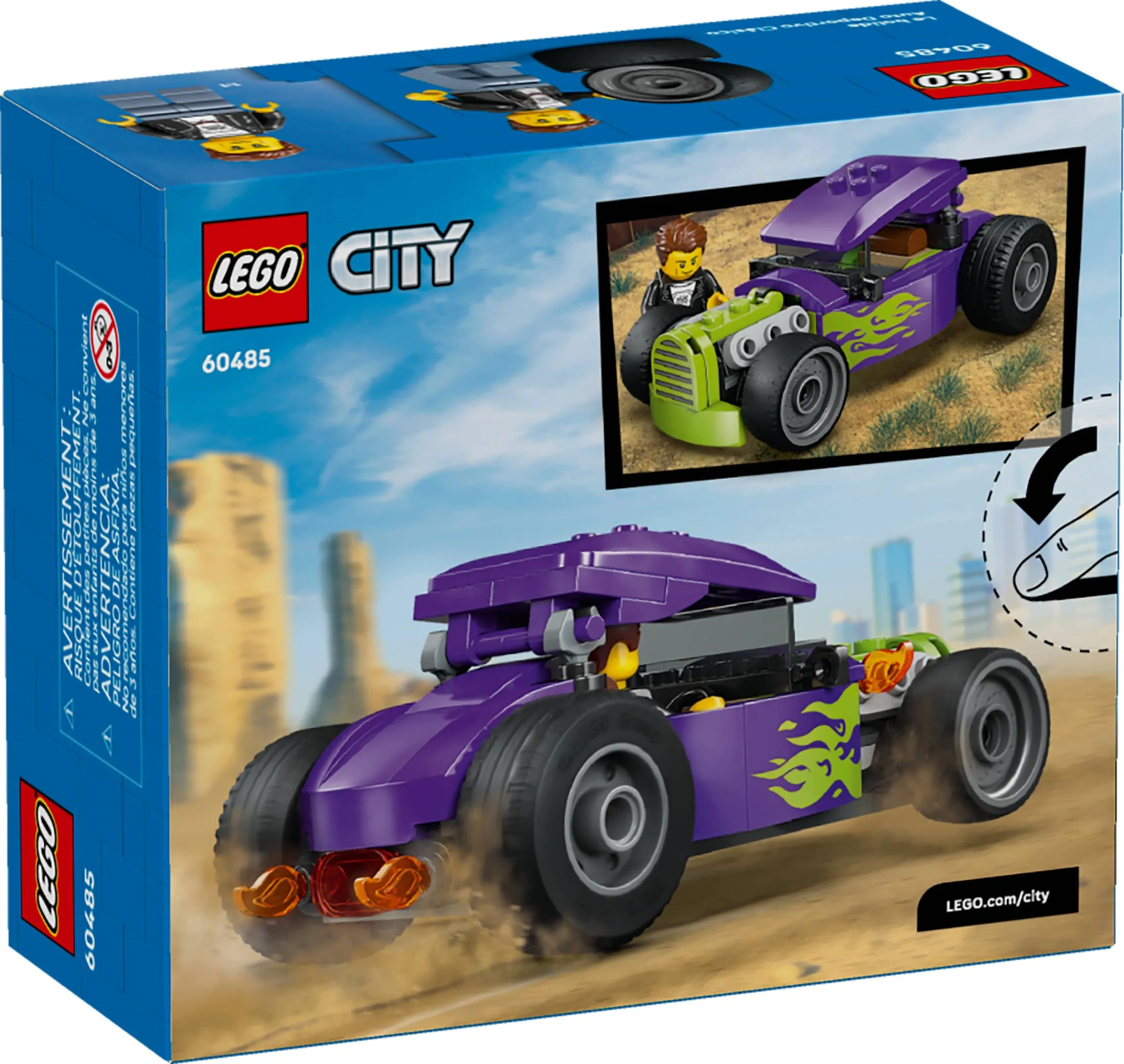 LEGO City Hot Rod 60485 - KelCha Toys & More in Hoorn