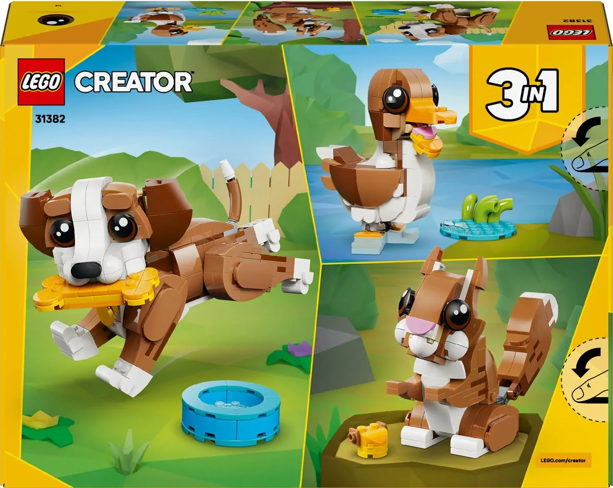 LEGO Creator – Schattige dieren: – Speelse puppy – 31382 LEGO Creator – Schattige dieren: – Speelse puppy – 31382