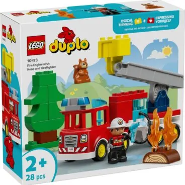 LEGO DUPLO Brandweertruck met slang en brandweerman 10473